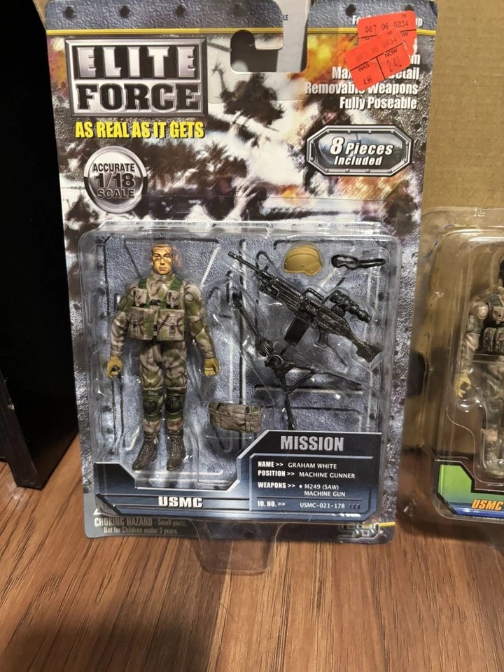 BBI 1:18 Blue Box Toys Elite Force Lot of 3Figures with Weapons NEW  - Image 4 of 4