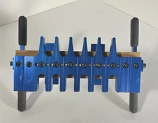 Blue Aluminum Dovetail Jig Template for Woodworking Cutting