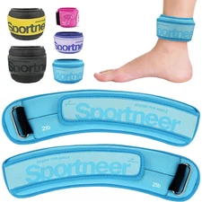 Sportneer Ankle Weights 0.5/1/2/3/5 LBS 1 Pair Wrist Leg Arm Weights for Wome...