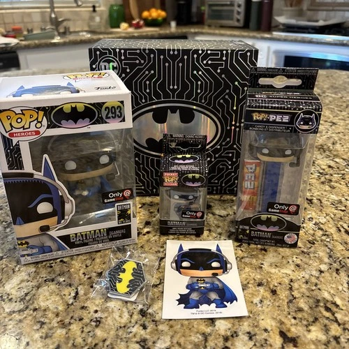 Batman 293 Funko Pop Gamestop Exclusive DC 5-piece Mystery Box Complete Set