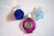 Vtg Gumball Charm Cracker Jack 60's HK CHENEL #6 & CRYSTAL LOOK PERFUMES Vending