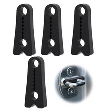 4pcs Sound Damper Door Lock Buffers, Silicone Car Door Shock Absorbers Pads