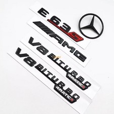 F&uuml;r Mercedes E63S AMG W213/W212 Schriftzug Embleme Aufkleber Logo Badge