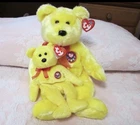 Vintage TY Beanie Buddy and Baby Tradee Beanie - Set of 2 - Mint Condition Plush