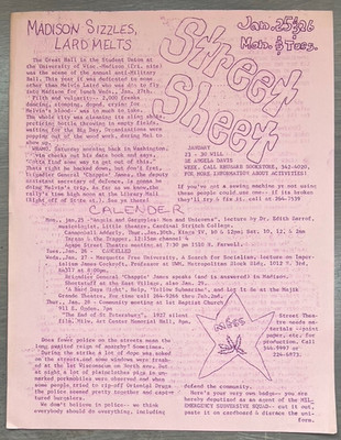 Yippie Flyer Youth International Party w 2000 Freaks, Dope News, Badge Handbill