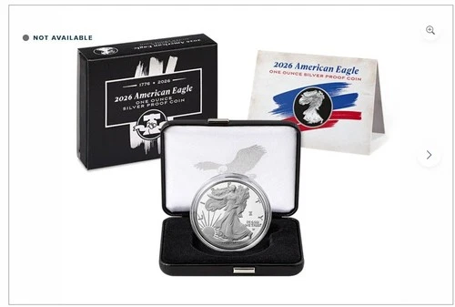 2026-W American Silver Eagle Proof — photo from another recent sale
