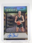 LARRY BIRD 2025 LEAF IN THE GAME USED VIDEO GAME STATS AUTO /15 #VG-LB1 Q4444