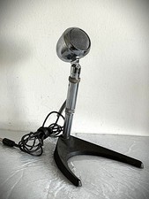 Vintage 1950's Astatic T-3 Crystal Microphone, MC-151 element, w/cable  stand