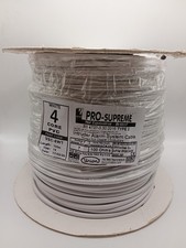 RS PRO 4 Core Control Cable 0.19mm² 100m White PVC 50V Unscreened New