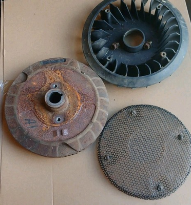 #ad #ad Briggs And Stratton Intek 18.5 V Twin Flywheel Flywheel Fan And Shroud Oem Used $66.49