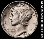1945 Silver Mercury Dime-Scarce High Grade Lustrous No Reserve #i2810
