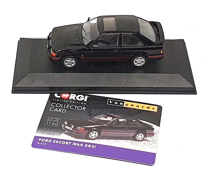 Vanguards escala 1/43 VA14307B - Ford Escort Mk4 XR3i - negro Foto 4 de 4