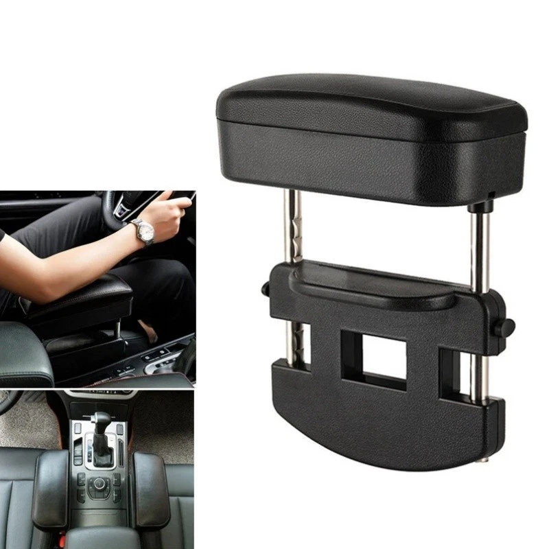 Car Armrest Support Elbow Rest Pad Console Storage Organizer Fit for Most Cars - Image 2 of 4