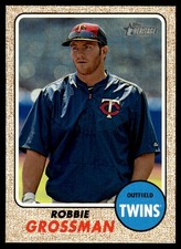 Robbie Grossman 2017 Topps Heritage #206 Minnesota Twins 25187 Baseball Card