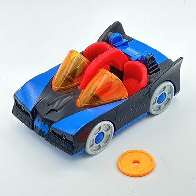 Fisher Price DC Imaginext Super Friends Batmobile Batman Car with Working Lights