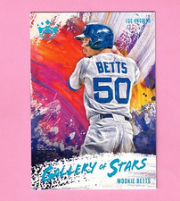 Mookie Betts 2020 Diamond Kings Gallery of Stars Holo Blue #GOS2 #d /99 D765