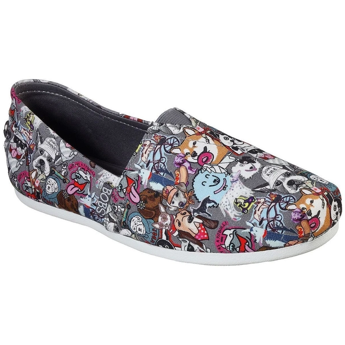 Skechers BOBS for Dogs Doggone It Gray 57168 GYMT Size 6.5 NWT in Box