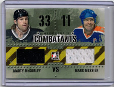 MARTY McSORLEY VS MARK MESSIER 13/14 ITG Enforcers 2 II Combatants Jersey #C-33