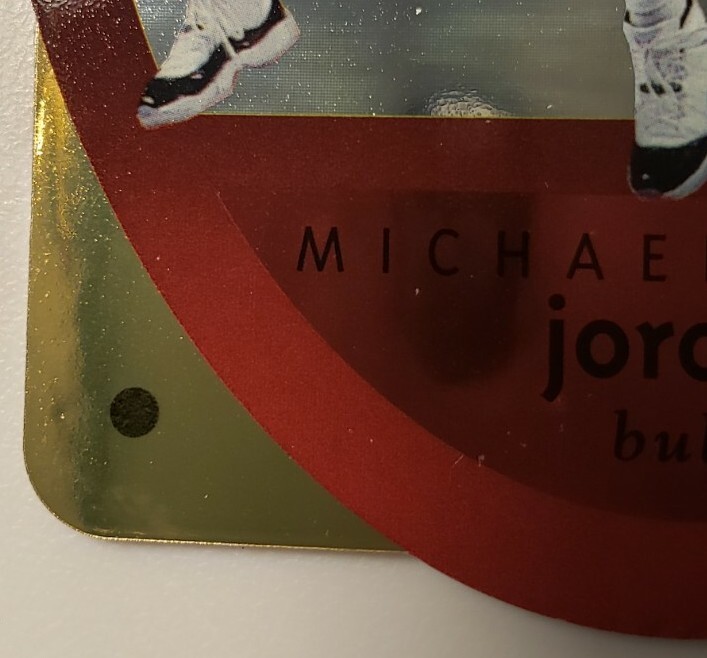RARE MICHAEL JORDAN 1996 Upper Deck SPx GOLD DIE CUT #8 RARE MICHAEL JORDAN 1996 Upper Deck SPx GOLD DIE CUT #8