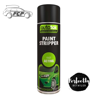 Autotek Fast Acting Paint Stripper Multi-Purpose Aerosol Spray Can 500ml 