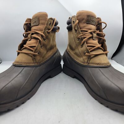 UGG Gatson Mens 9 Brown Mid Boots Chestnut Waterproof  display picture 1