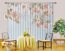 Lovely Fairy Flowers 3D Curtain Blockout Photo Print Curtain Drape Fabric Window