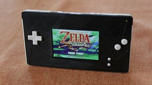Gameboy Macro Faceplate Black Custom 3d Printed Face For Ds Lite Mod Face Only Ebay