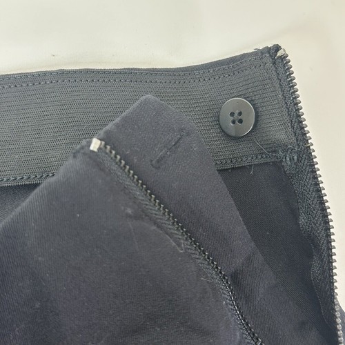 Everlane Slacks Womens 2 Black Elastic Waist Side Zip Skinny Leg Crop Pants - Picture 9 of 9