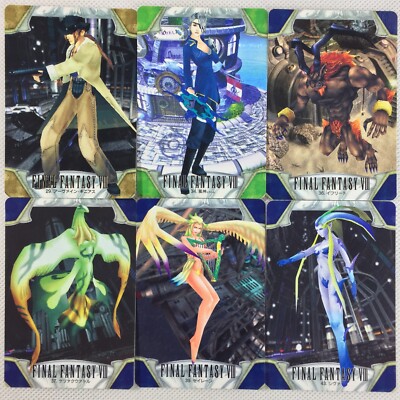 Final Fantasy VIII Carddass Part1 & 2 40 Regular Cards Set Bandai