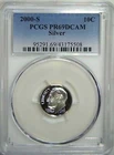 2000-S 10C Roosevelt Dime  PCGS PR69DCAM 90% Silver 22roc0227
