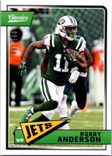 2018 Panini Classics RED BACK /299 #69 Robby Anderson - New York Jets
