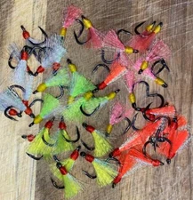 Pompano Jig Teasers T&A JIGS  5  10  or 15 pack  Color Choice Fly Teaser #2 HOOK