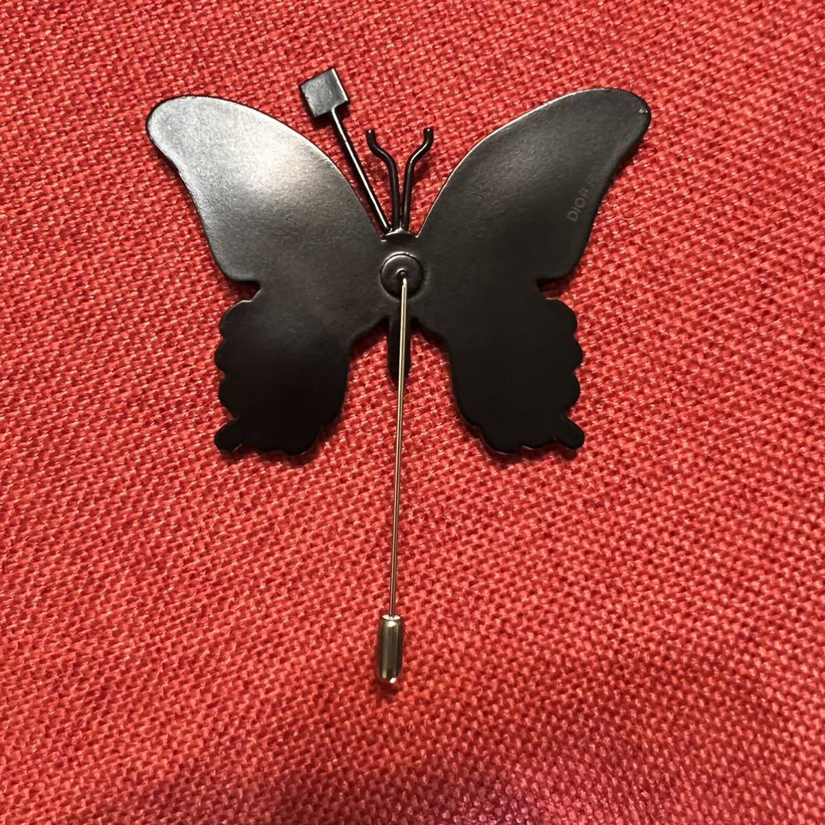 Dior Homme butterfly pin brooch Butterfly Seashell Chris Van Ash 2008AW  Silver