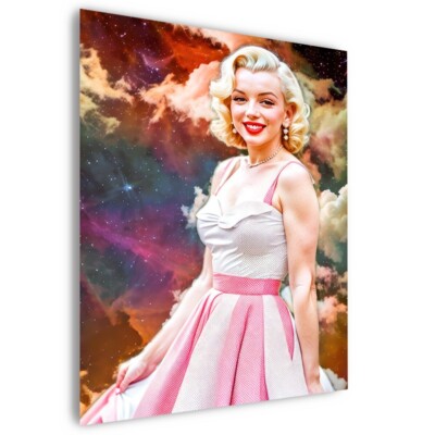 MARILYN MONROE Actress Model ACEO Art Card Signed by RoStar #1/1