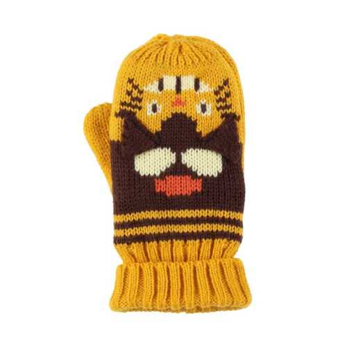 My Neighbor Totoro Cat Bus warm gloves for kids W80×H150mm Studio Ghibli - Picture 1 of 9