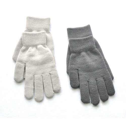 Men Women Gloves Solid Couple Gloves Hand Knitted Woolen Full Finger Mittens HOT - Picture 7 of 27