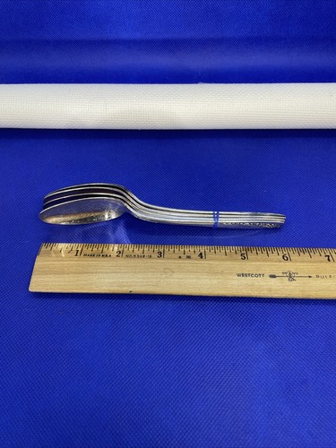 Wm Rogers Starlight Teaspoons Silverplate IS Reinforced Plate 1953 6.75" Lot 4 - 第 5/5 張圖片