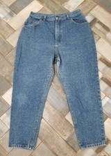 Vintage 80's Made in USA Lee Riders Women High Rise Denim Jeans Size 16 W P