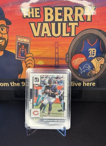 2022 Panini Donruss Full Name Variation SSP Justin Skyler Fields #79 Bears!!