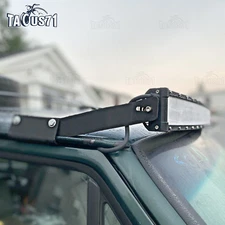 No Drilling 50" LED Light Bar Roof Mount Brackets For Jeep Cherokee XJ 1984-2001
