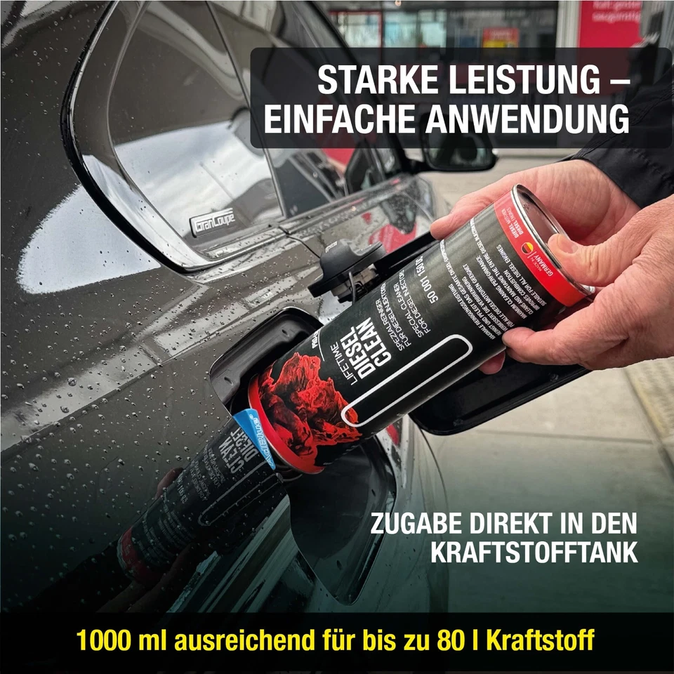 LIFETIME Diesel Injektor Reiniger, Motorsystemreiniger für Injektoren 1.000ml - Bild 3 von 4