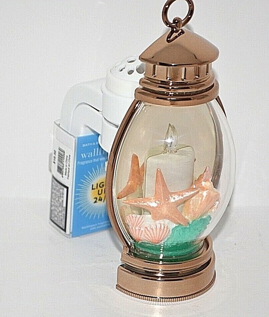 BATH & BODY WORKS WALLFLOWER LIGHT UP 24/7 NIGHT PLUG IN BEACH STAR LANTERN NEW eBay