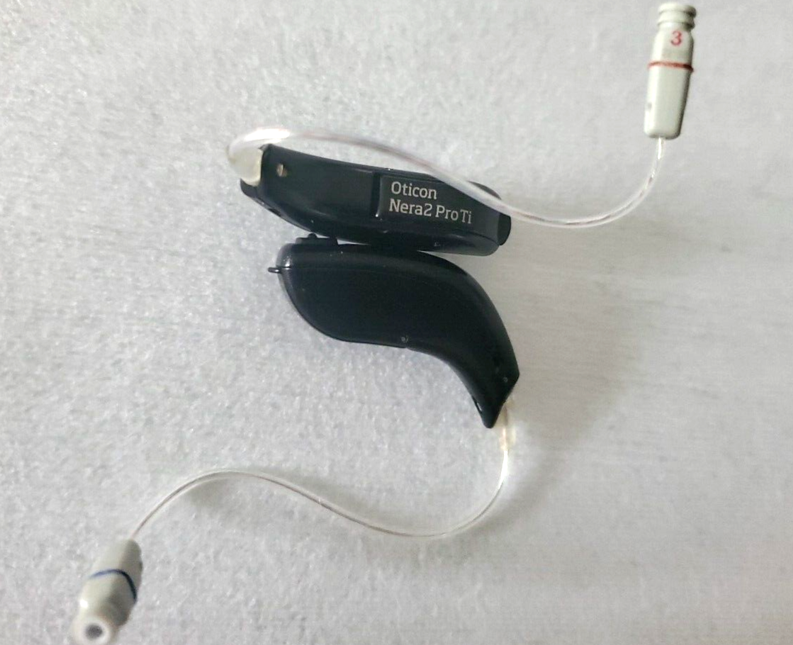 Pair_ Nera2 Pro Ti miniRITE Digital Hearing Aids. Moderatesevere
