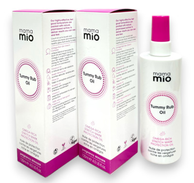 Mama Mio Tummy Rub Oil Stretch Mark Protection Oil (120ml/4.0fl.oz) Lot Of 2