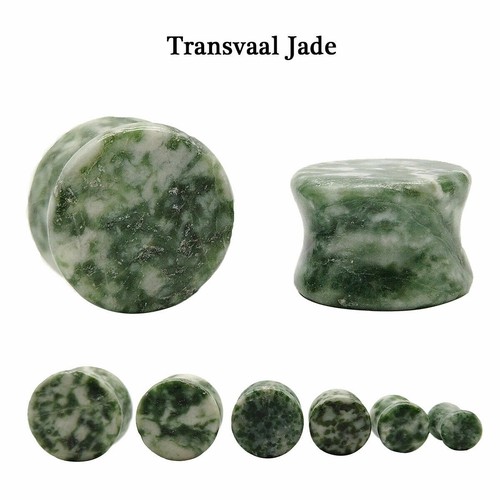 3MM - 30MM STONE EAR PLUG SEMI PRECIOUS STRETCHER TUNNEL TAPER SADDLE TIGER EYE - Picture 31 of 34
