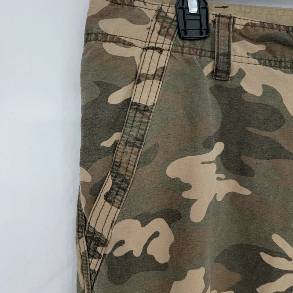 Pantalones Cortos Carga Wear First Camouflage Marrón Verde Tostado Para Hombre 38 Foto 4 de 4