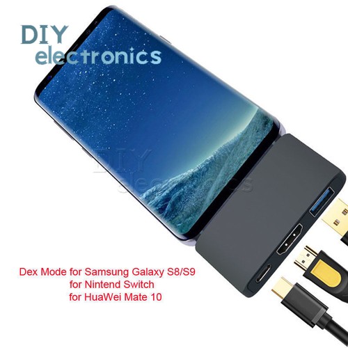 3/7 in 1 USB-C Hub Single/Dual Typ-C Adapter 4K HDMI für MacBook Pro US - Bild 3 von 30
