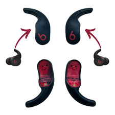 Genuine OEM Beats Fit Pro Wingtips Replacements Ear Hook Rubber Black/Red Part
