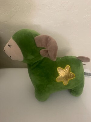 Ram Sheep Plush Toy Green Gold Star A&A Global Industries Inc. Stuffed 11''