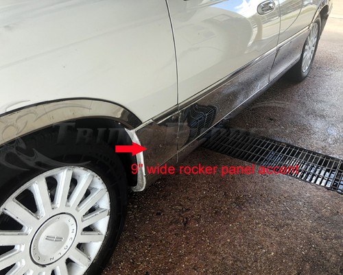 1998-2011 Lincoln Town Car Rocker Panel Molding Trim 9